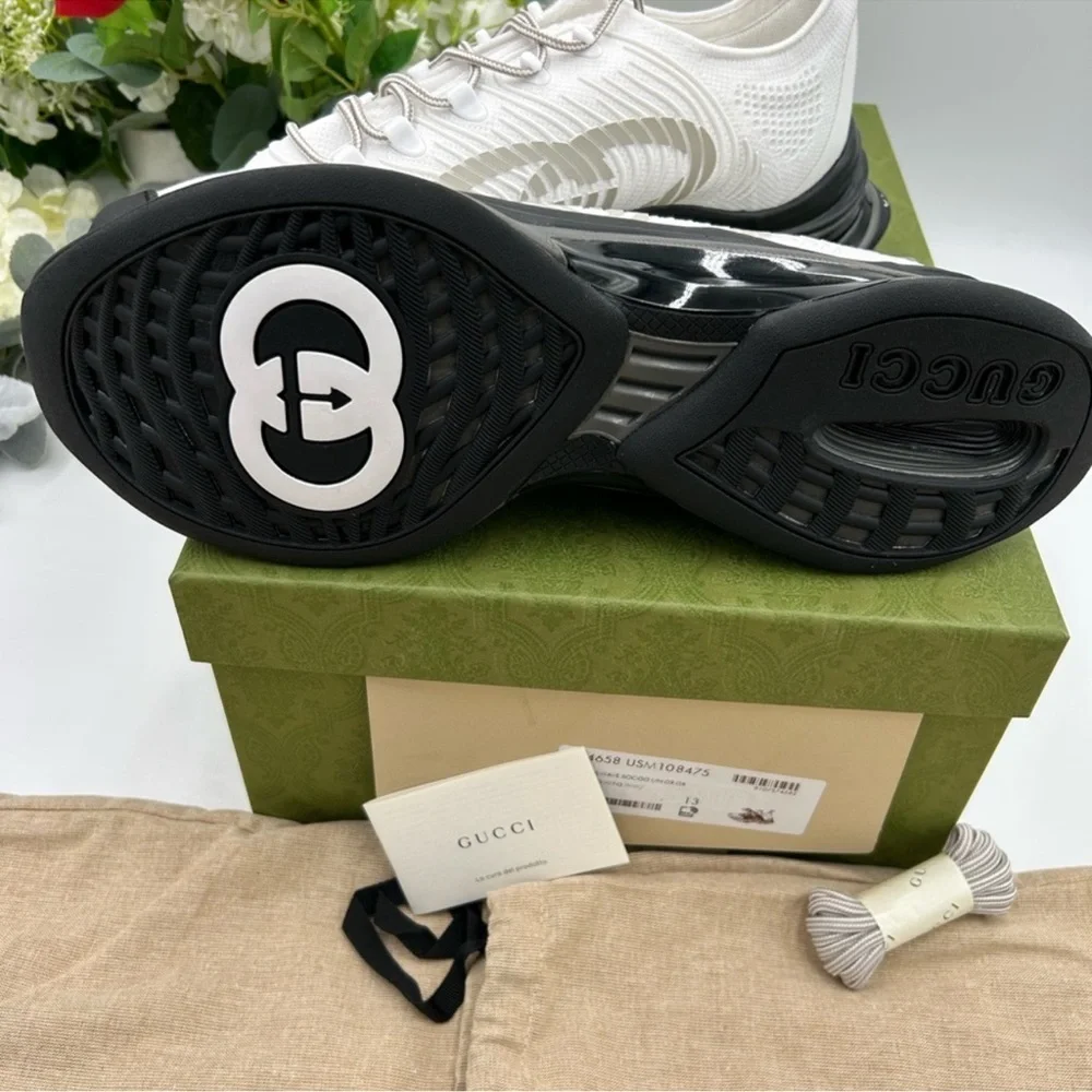 Men’s Gucci trainer, interlocking jeans, sneakers size 13 made in Italy